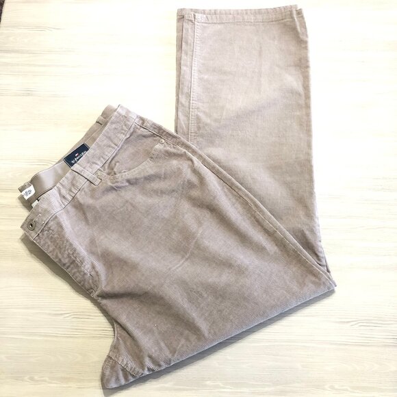St Johns Bay Womens Corduroy Pants Comfort Waist Cord Oatmeal Tan Plus Size 22W - Picture 6 of 11